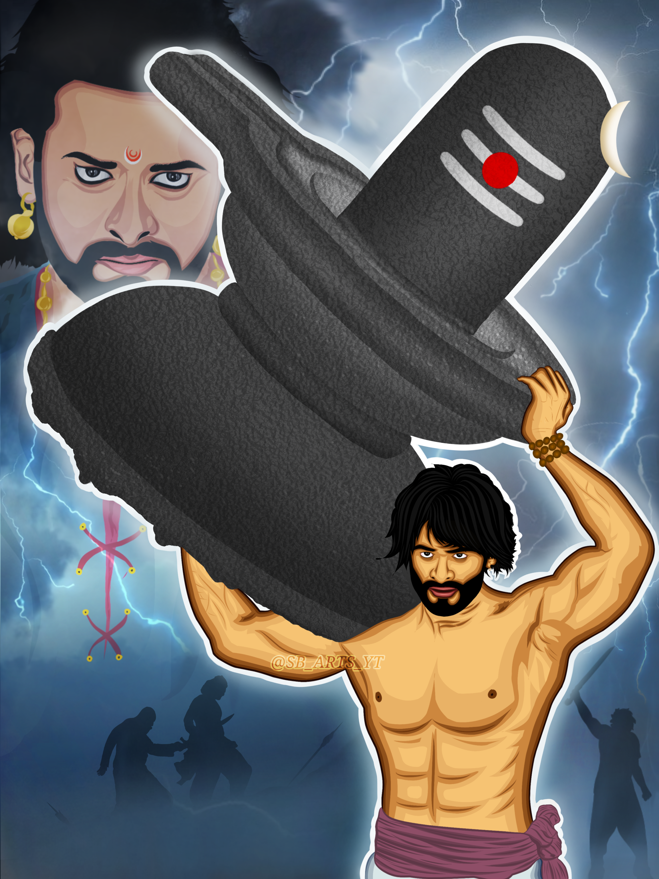 bahubali 1: the begining fan art